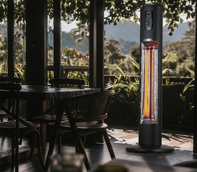 Terrasverwarming D. De Poorter BV Veurne HELIOS
