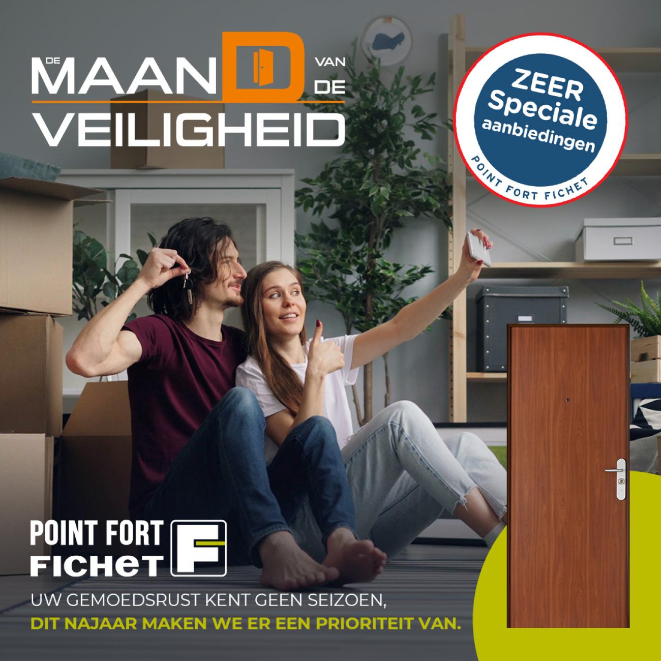 Actie - Fichet inbraakwerende brandwerende deur D. De Poorter Veurne