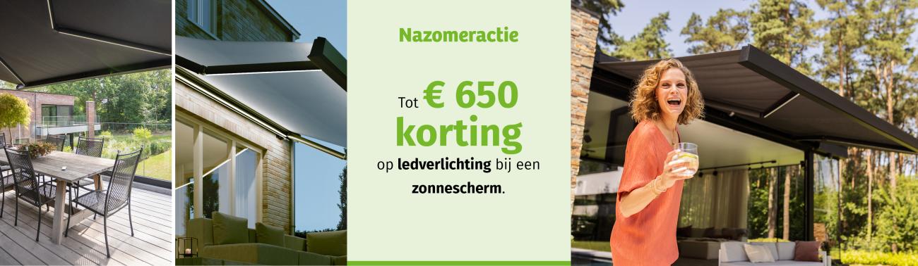 Actie zonneluifel D. De Poorter BV