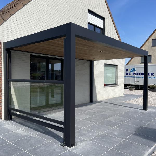 Elektrisch windscherm D. De Poorter BV Veurne