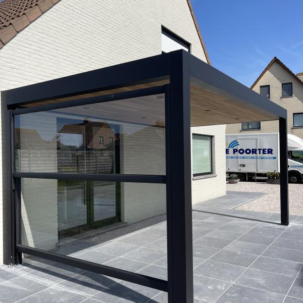 Elektrisch windscherm D. De Poorter BV Veurne