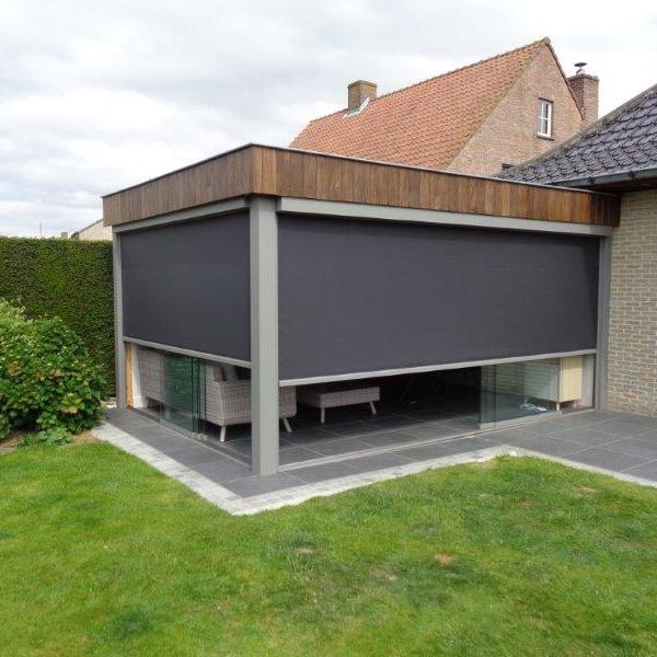 D. De Poorter Veurne - Screen aan terrasconstructie zonwering