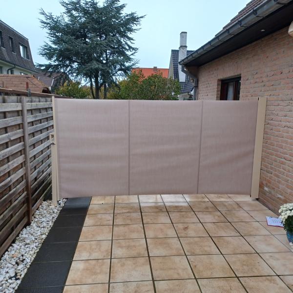 Uittrekbaar windscherm D. De Poorter BV Veurne SL