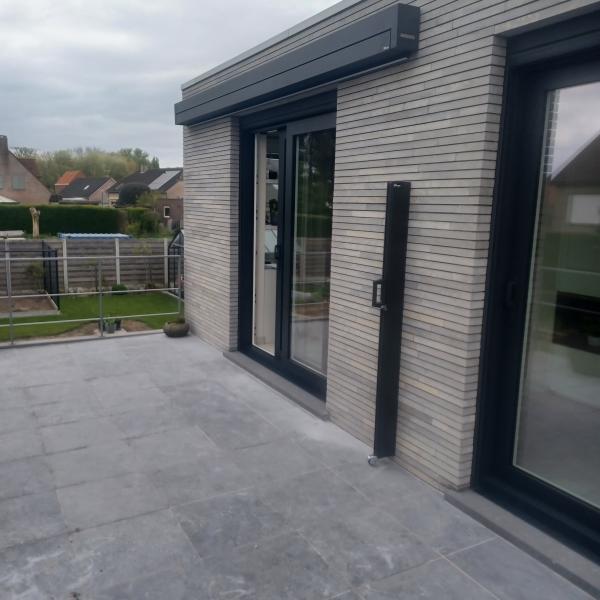 Uittrekbaar windscherm D. De Poorter BV Veurne SL