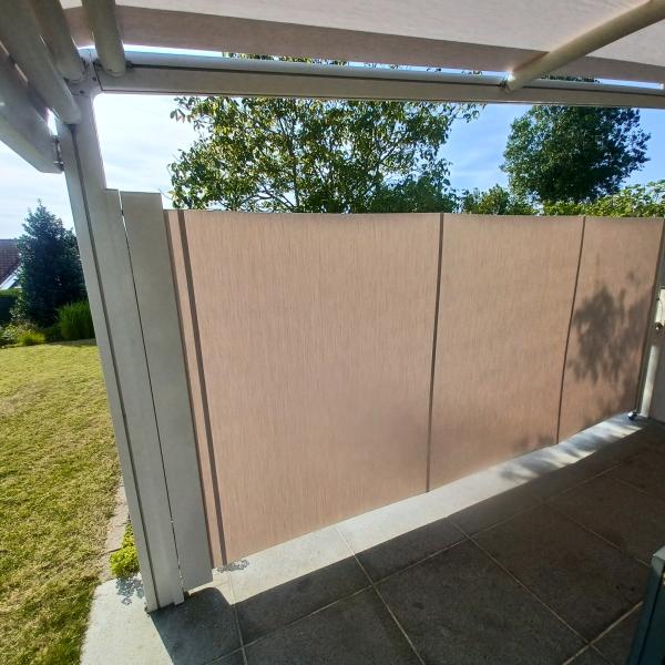 Uittrekbaar windscherm D. De Poorter BV Veurne SL