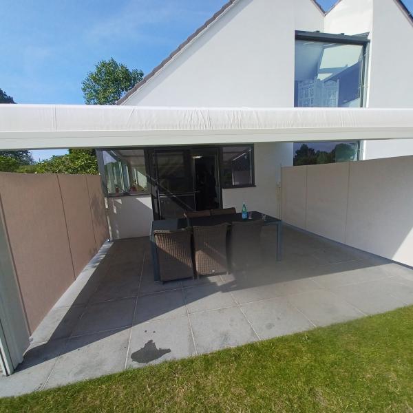 Uittrekbaar windscherm D. De Poorter BV Veurne SL